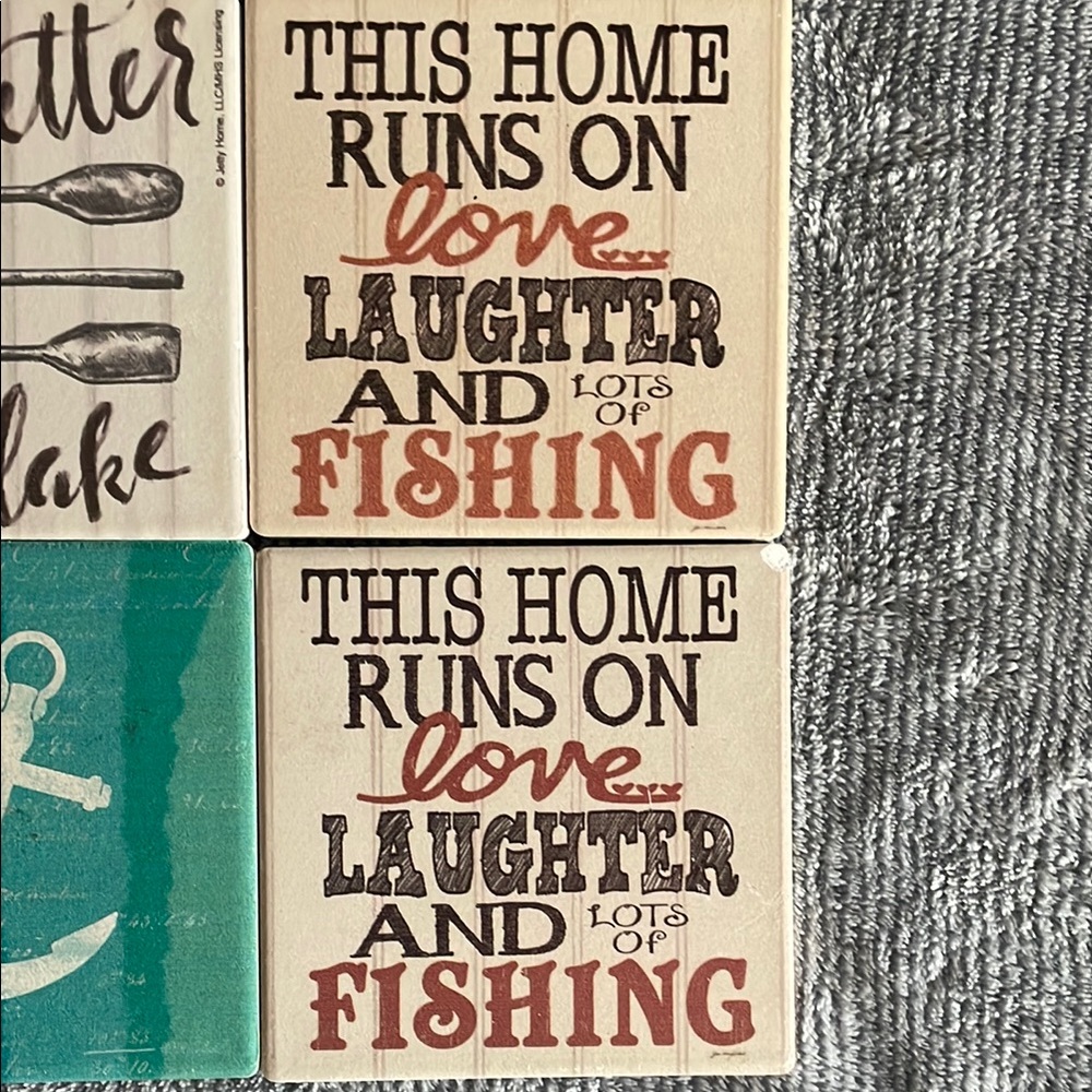Nautical Wall Decor Set - Blue and White - Picture 4 of 7
